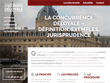 Tablet Screenshot of la-concurrence-deloyale.fr